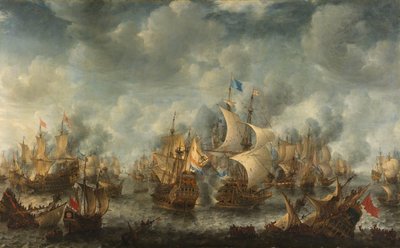 The Battle of Ter Heijde by Jan Abrahamsz. Beerstraten